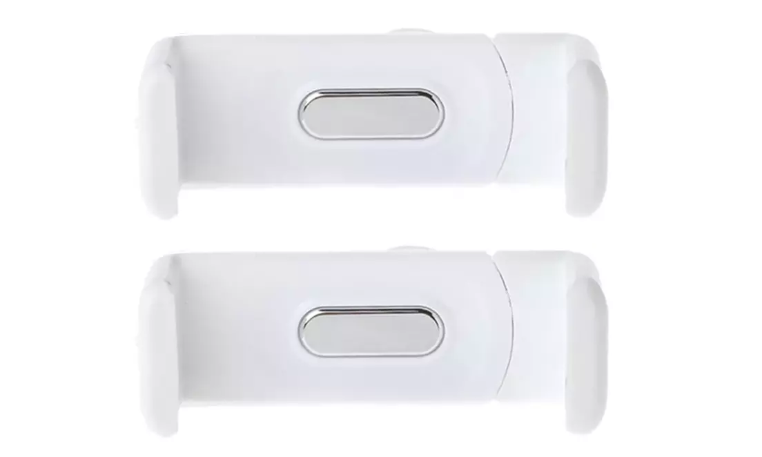 1x oder 2x Smartphone-Halter für Auto in Weiß oder Schwarz - Second Medium