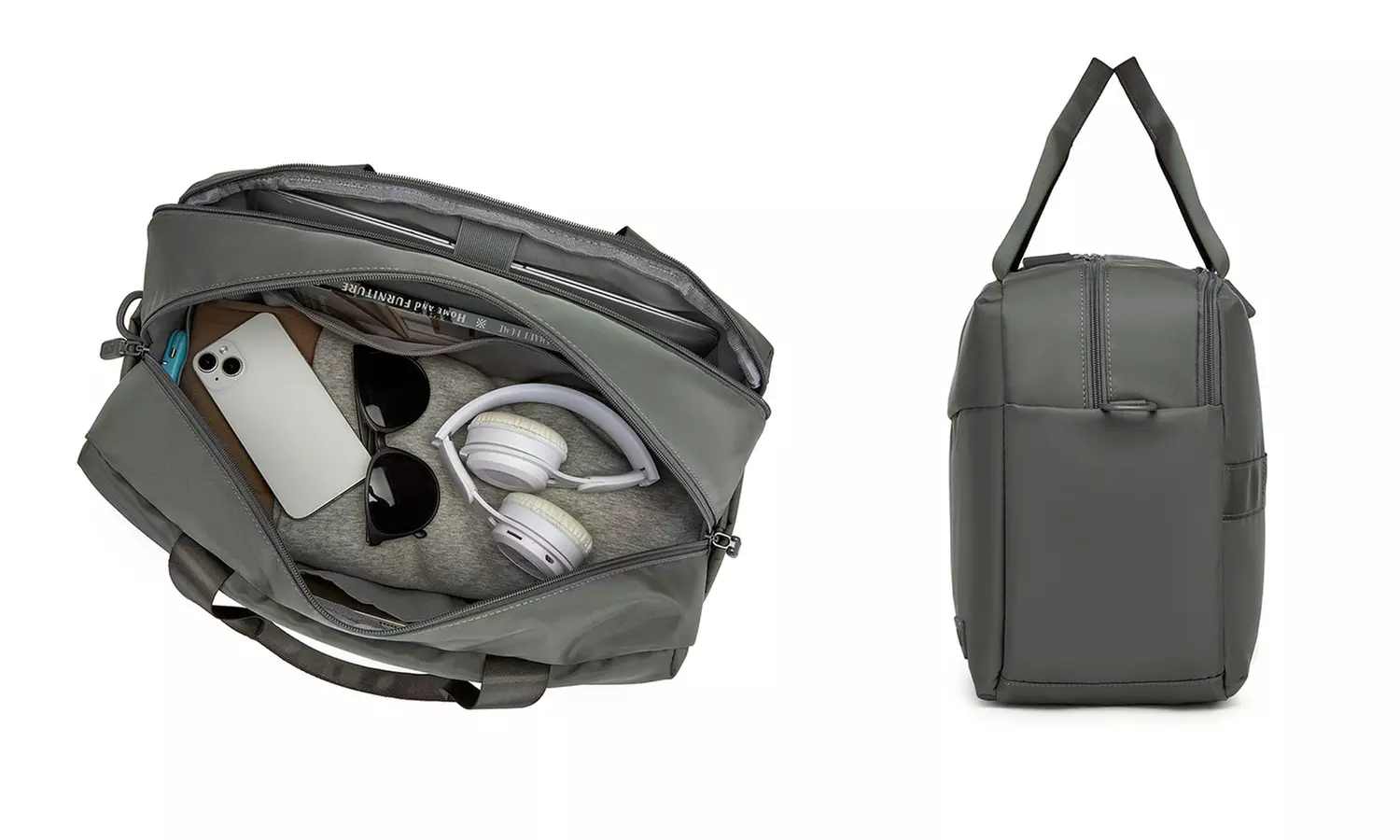 Clearance Kono 19L Water-Resistant Travel Bag with Laptop Sleeve