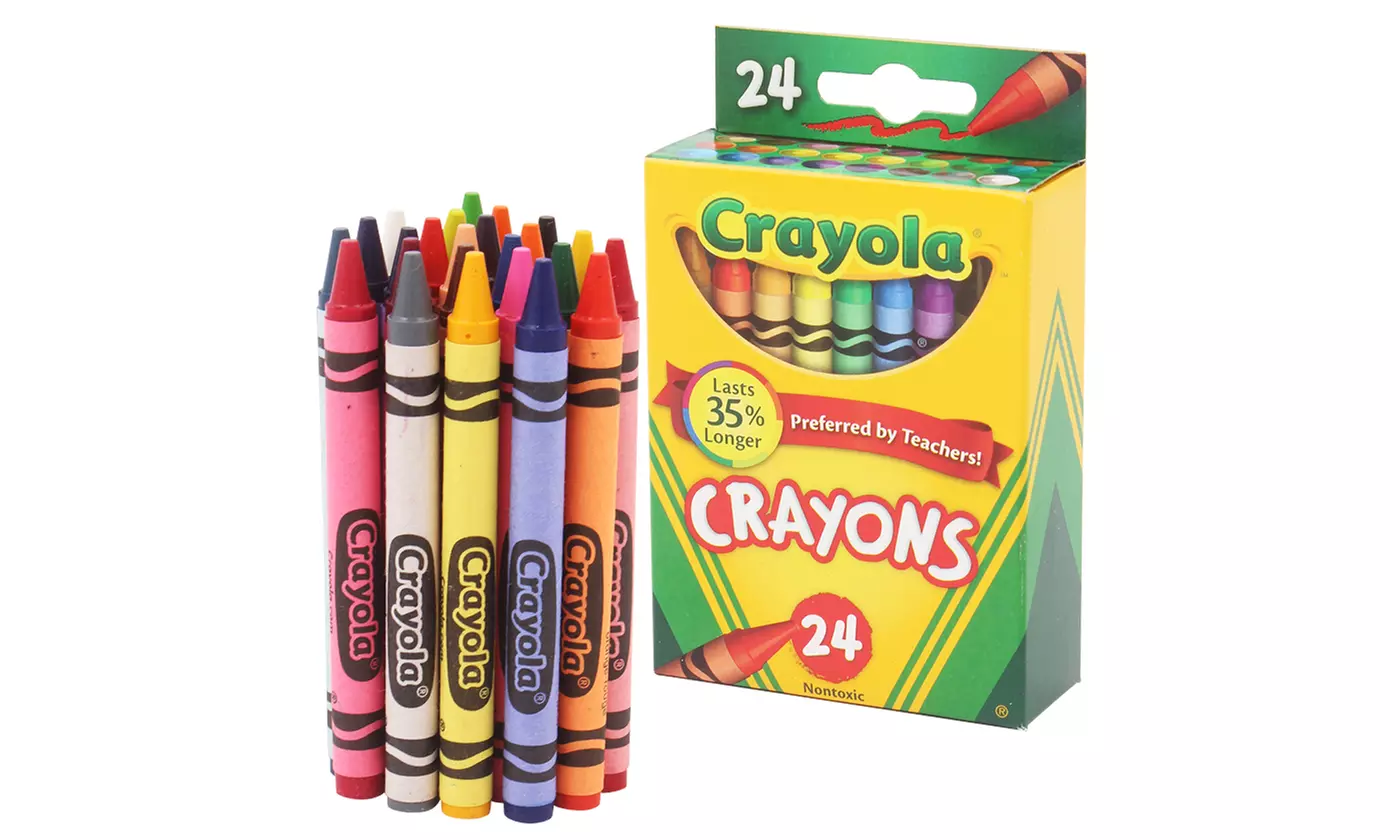 Crayola 24-Count Crayon Boxes | Groupon Goods