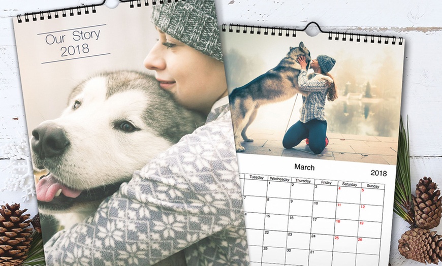 Image 3: Personalised A3 Wall Calendar