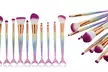 Kit de 5 ou 10 pinceaux de maquillage sirène - Second Medium