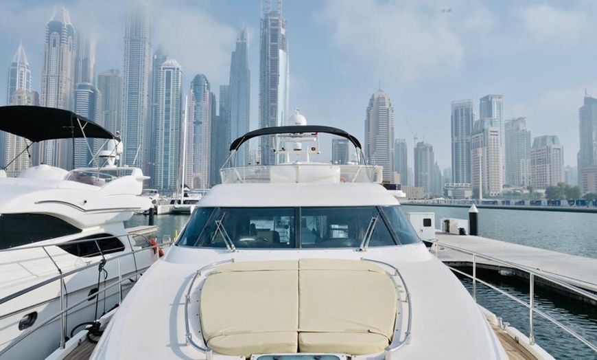 Image 9: Embark on a Luxury Dubai Marina Yacht Cruise at Media Waves Yachts!