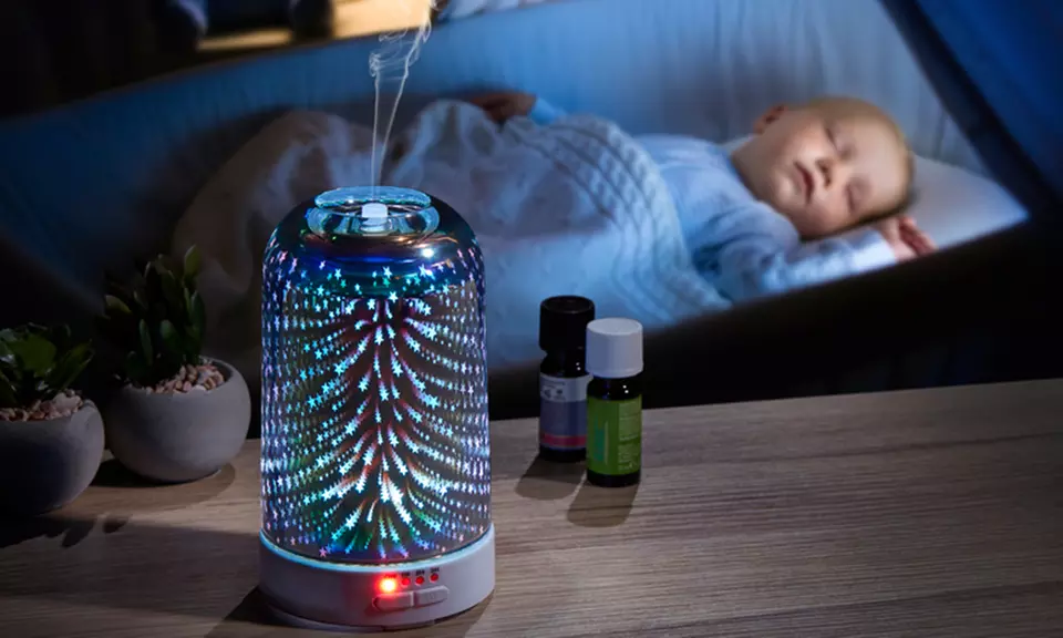 Starburst USB Aroma Diffuser with LED Lights - Image 7