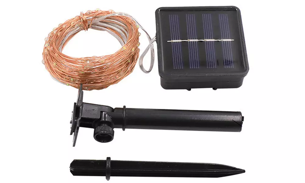 Solar-Lichterkette für den Garten