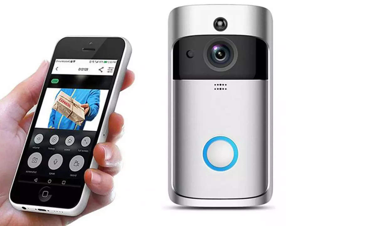 WiFi Video Smart Doorbell with Batteries and Optional Chime