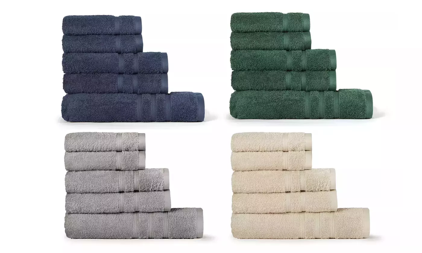 Set de 5 toallas de algodón 100% Monique, de Bassetti - Primary Image