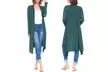 Isaac Liev Everyday Essential Women's Lightweight Extra Long Cardigan. Plus Sizes Available. - Second Medium