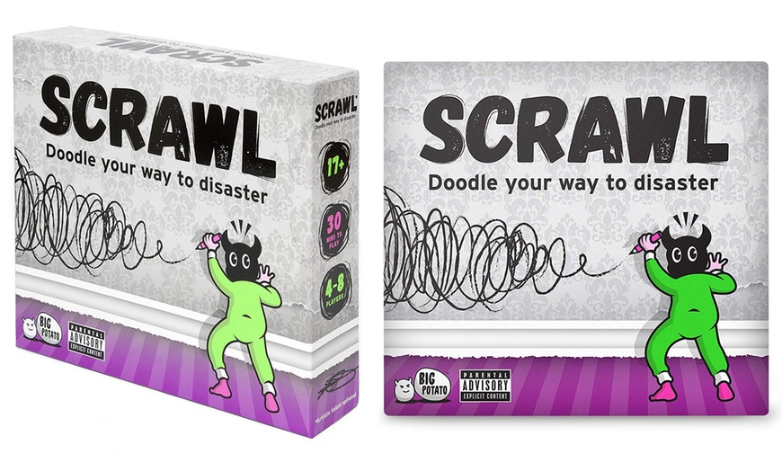 Image 7: Scrawl Party Board Game 