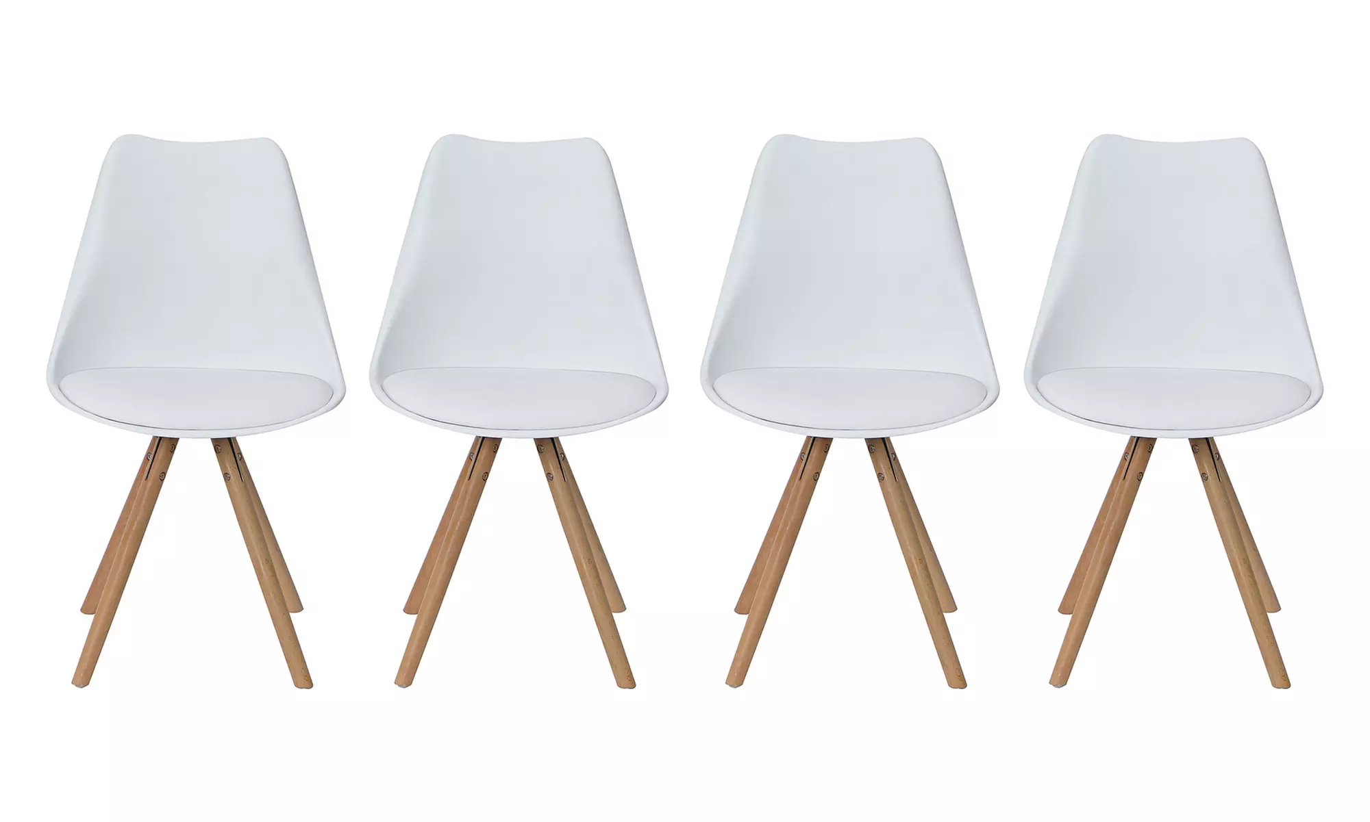 Silla de estilo escandinavo con asiento blando redondo, de Sampur