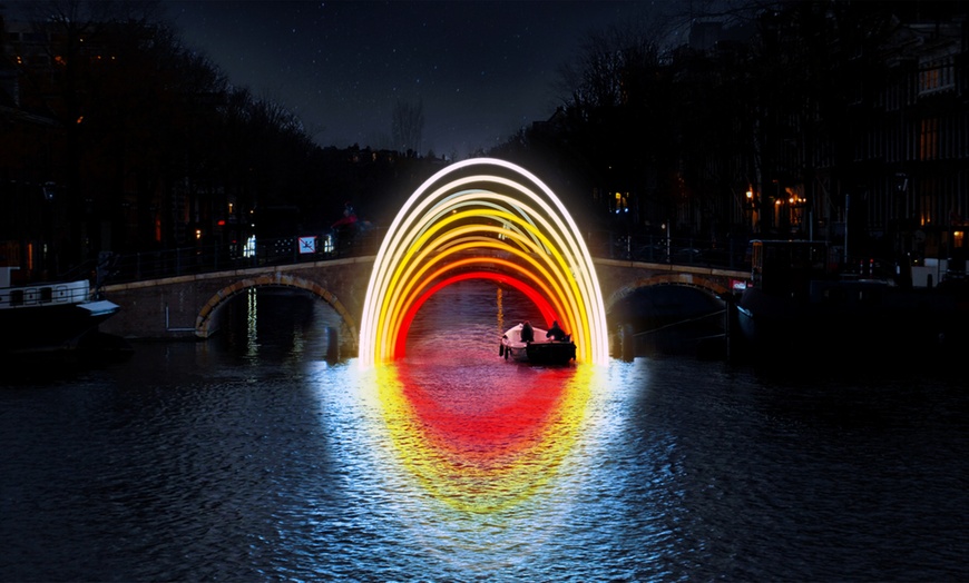 Image 5: Beleef het magische Amsterdam Light Festival vanaf het water