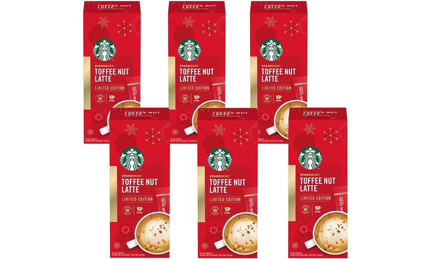 Image 5: 24 or 48 Starbucks Instant Toffee Nut Latte Sachets