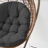Image 1: Thick Padded Polyester Egg Chair Cushion
