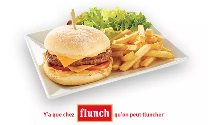 Chez flunch, pour 1€ seulement, bénéficiez de 10€ de réduction sur l'addition, midi et soir !* - Second Medium