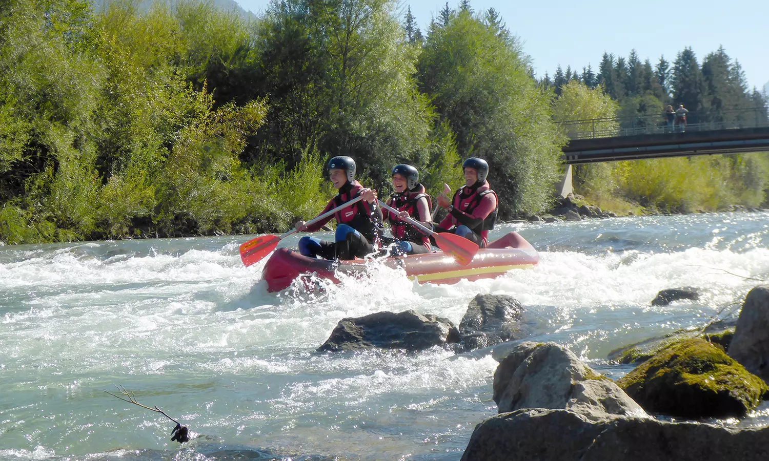 3 Stunden Fun-Rafting-Tour