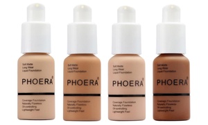  Phoera Full Coverage Make-Up Foundation 30ml With Free Delivery 