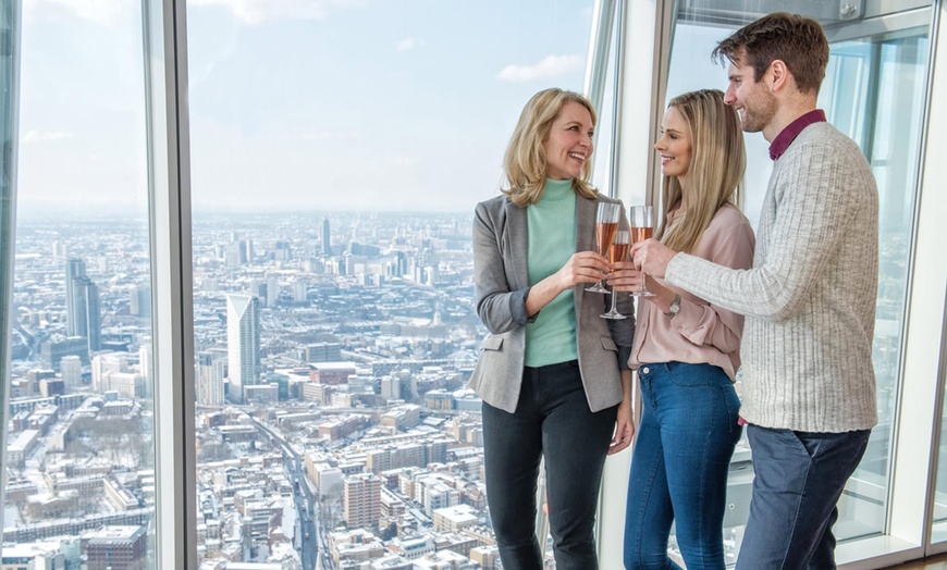 Image 7: The View from The Shard | Entry tickets with a glass of prosecco