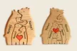 Erweiterbare Bären-Familien als Holz-Puzzle mit oder ohne Namensgravur von Justyling (bis zu 81% sparen) - Second Medium