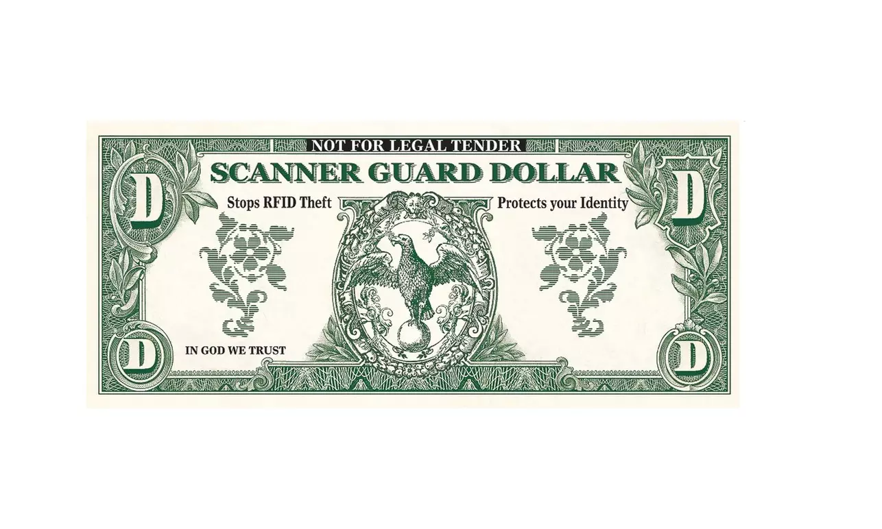 Scanner Guard Anti-RFID Dollar - Primary Image
