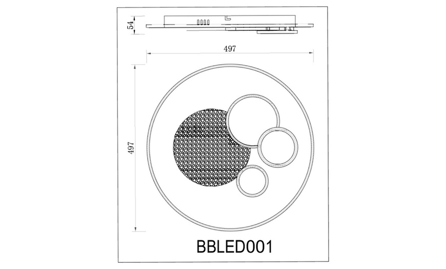 Image 63: Lampadari e plafoniere LED