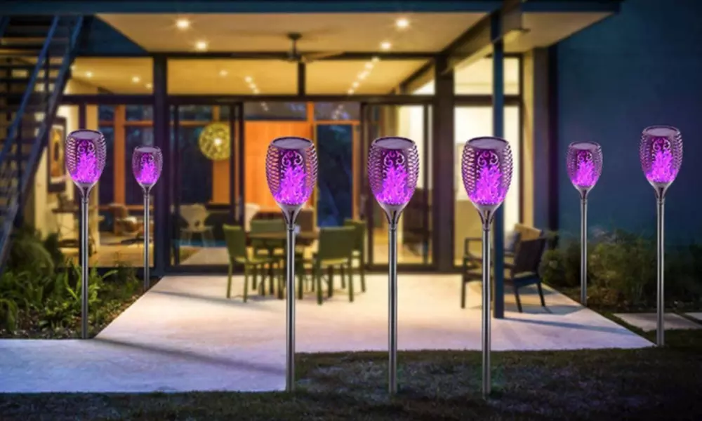 1, 2 ou 4 lampes torches solaires