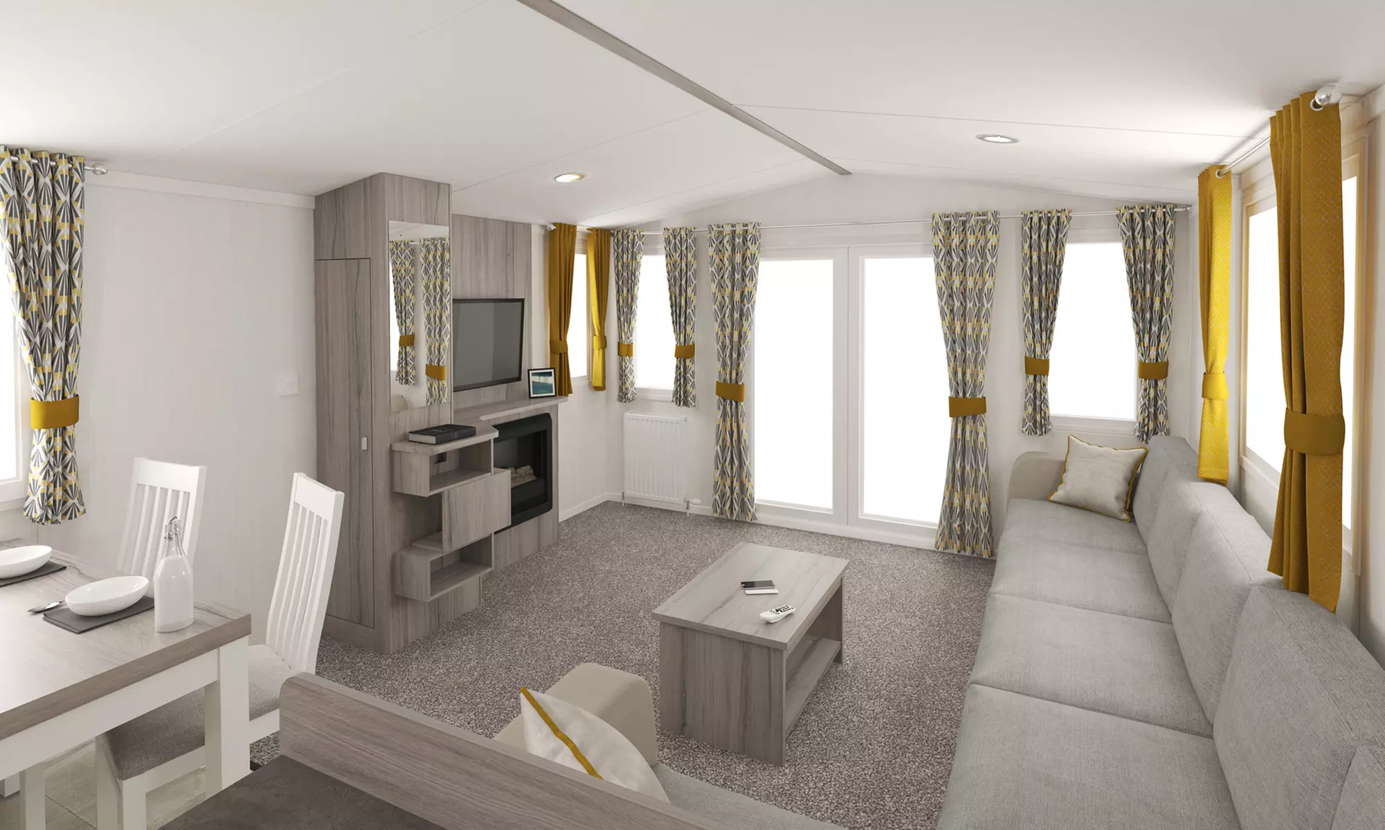 Woolacombe: Caravan Stay for 4 or 6 Adults and 2 Children