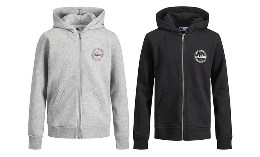 Image 3: Two-Pack of Jack & Jones Junior Sweat Zip Hoodies