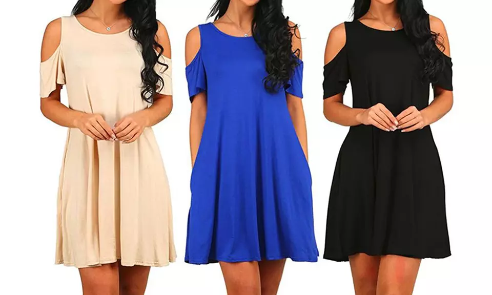 1 ou 2 robes légères à épaules ajourées Nina - Primary Image