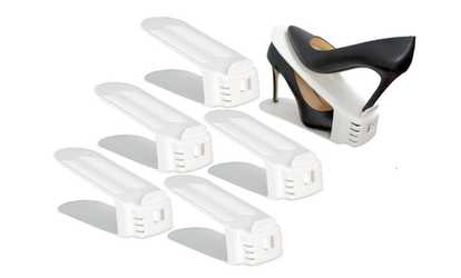 Space-Saving Shoe Slotz Storage Units (6, 12, or 24-Pack)