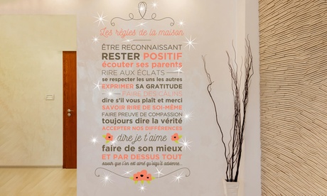 Autocollants muraux de la marque Walplus, ornés de cristaux Swarovski®