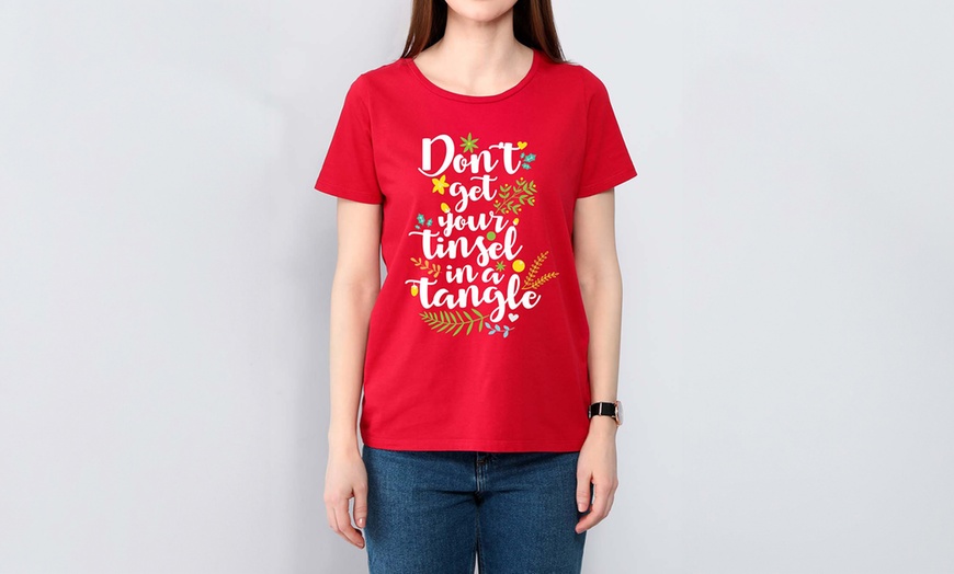 Image 15: Christmas Printed T-shirt