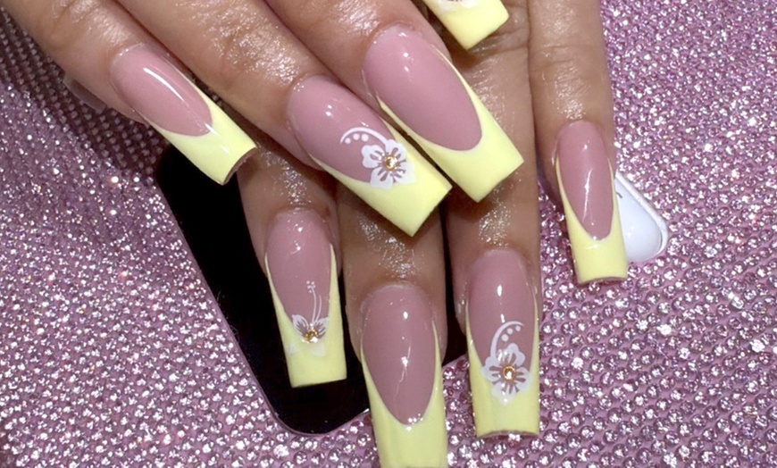Image 3: Transform with Acrylic Nails, Gel Pedicure or Manicure Plus Pedicure 