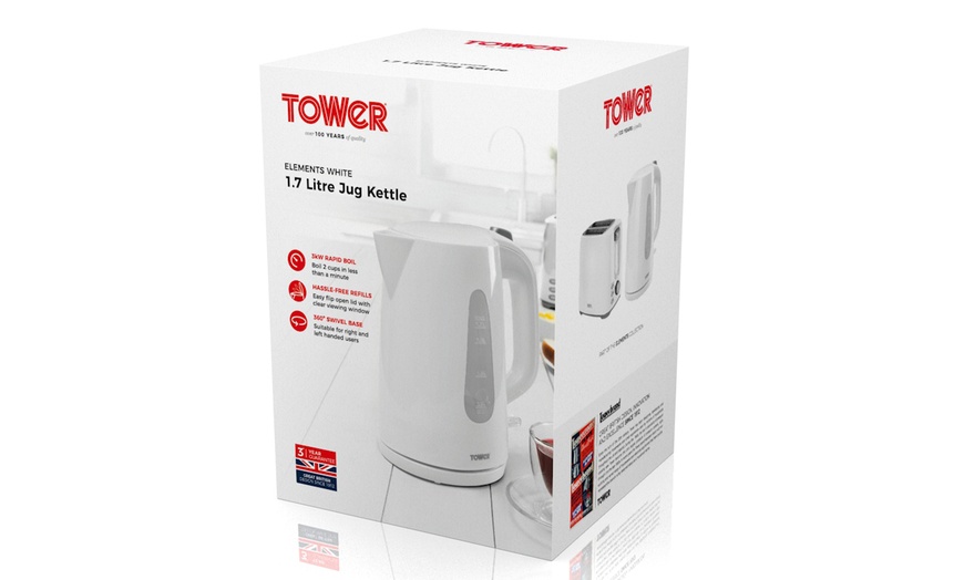 Image 32: Tower Toaster and Kettle Set