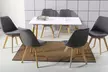 1, 2, 4 ou 6 chaises scandinaves tissu LIVS, livraison offerte - Image 2