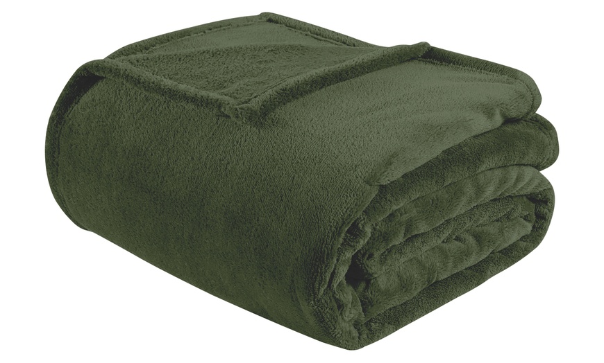 Image 6: Manta de franela cálida y suave, hipoalergénica y transpirable