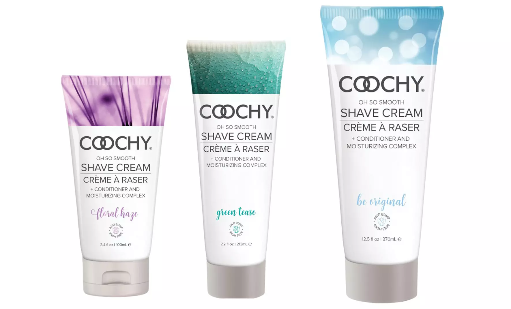 Coochy Oh So Smooth Shave Cream Collection (3.4-12.5 Fl. Oz.) - Primary Image