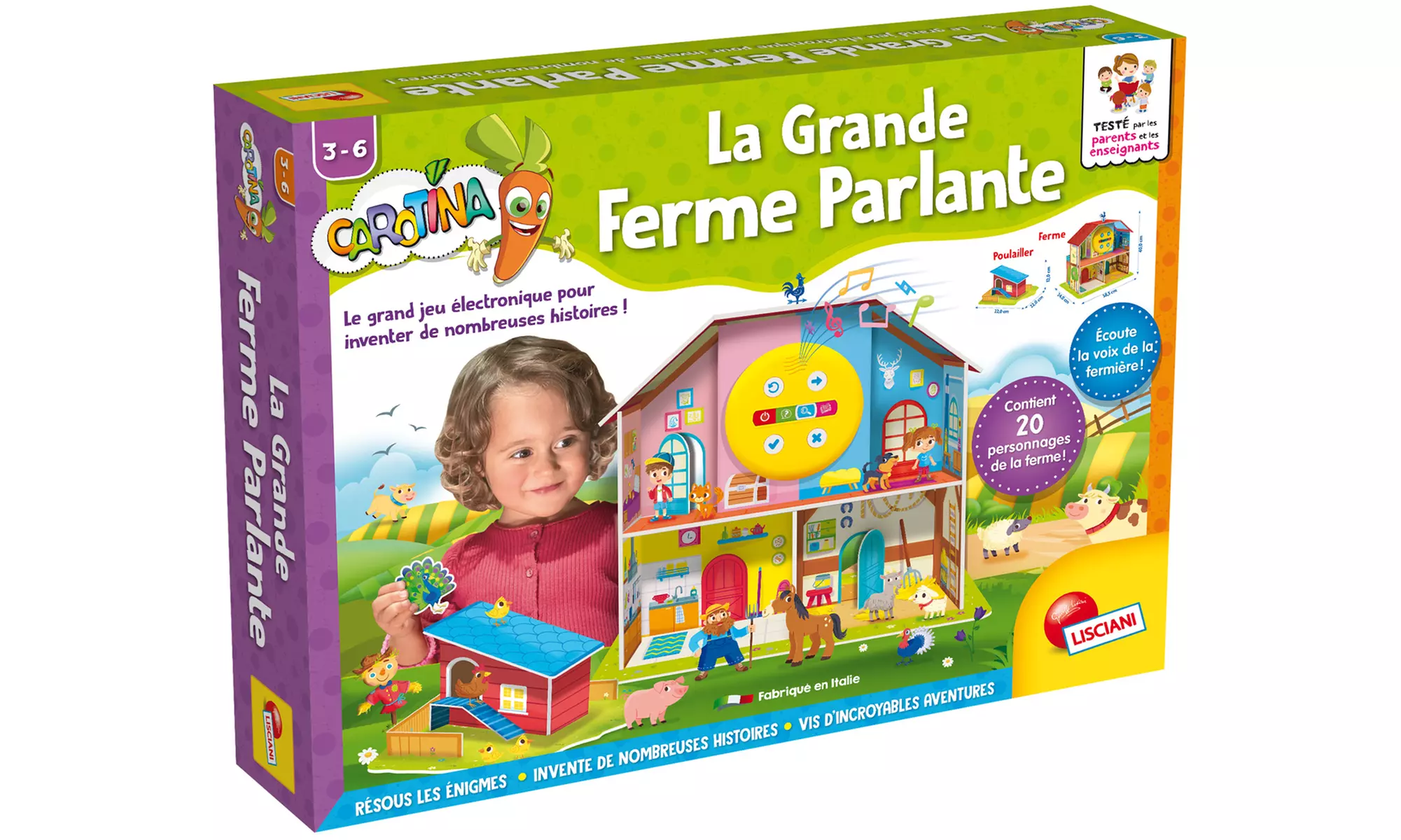 Jeu interactif Carotina de LISCIANI - La Grande Ferme Parlante - Primary Image