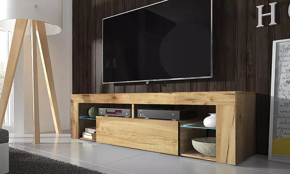 Meuble TV, avec LED en option - Primary Image