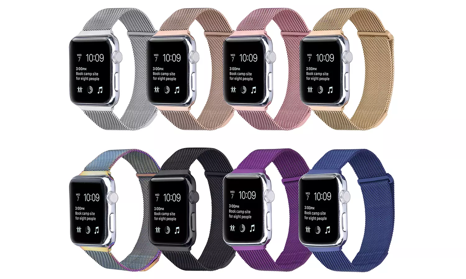 Milanese Loop Mesh Band for Apple Watch Series 1, 2, 3, 4, & 5 - Primary Image