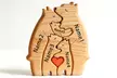 Custom Bear Family Puzzle Figurine: Eco-friendly, Handcrafted, Perfect for Family Celebrations, Anniversaries, and More - Image 6