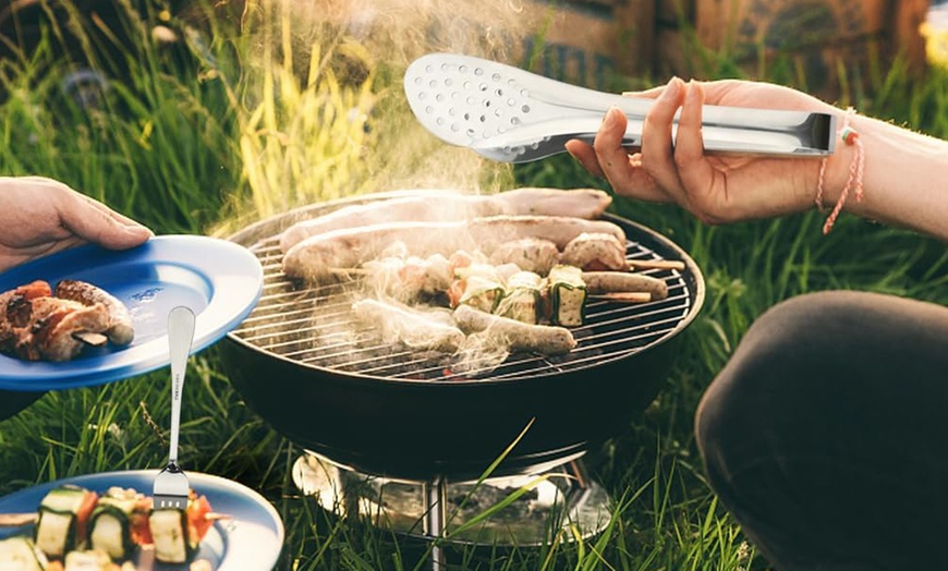 Image 3: On the Go Portable Kettle Grill BBQ