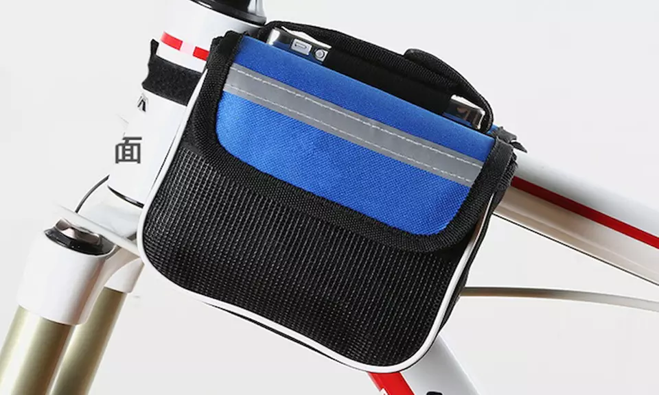 Sacoche de rangement pour vélo à deux pochettes - Primary Image