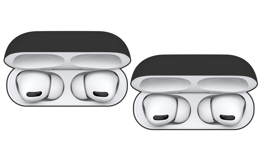 Image 7: One or Two AirPods® Pro Cases with Detachable Carabiner