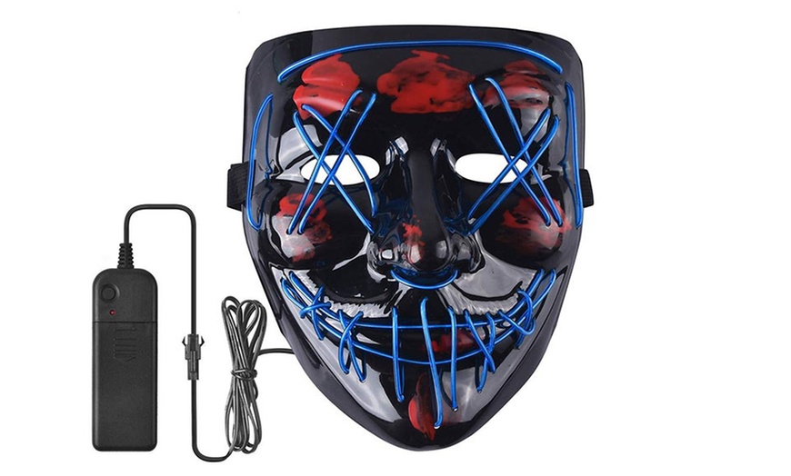 Image 11: Halloween Horror Movie LED Mask