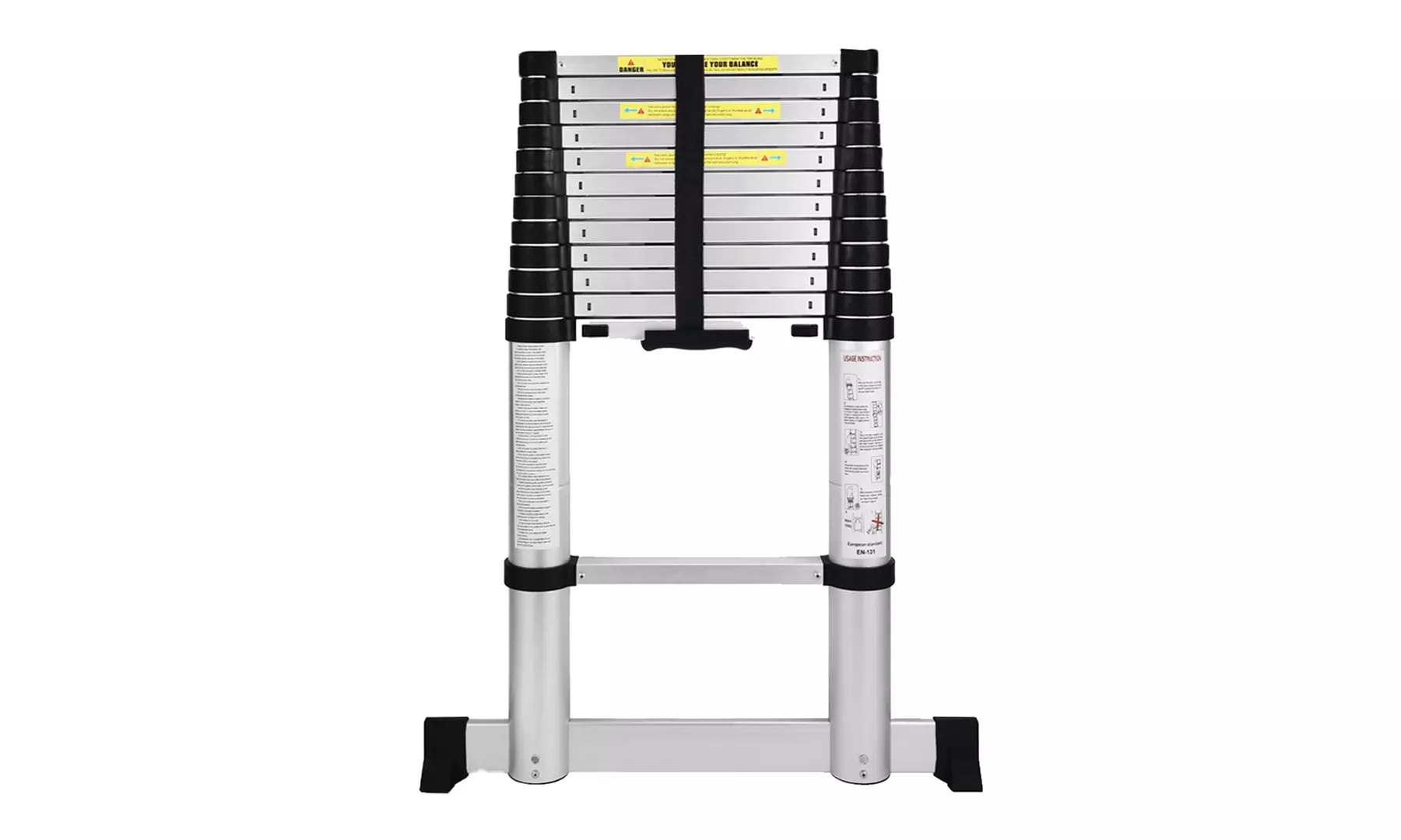 Échelle télescopique en aluminium rétractable de Herzberg