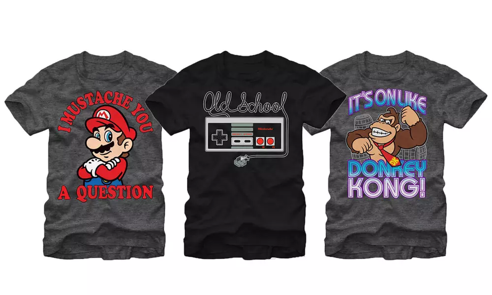 Men's Classic Nintendo Tees - Primary Image
