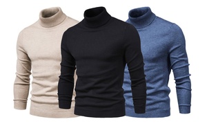 Men's Turtleneck Slim Fit Jumper