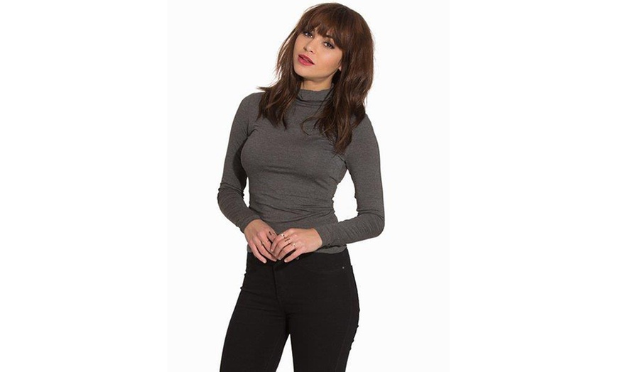 Image 10: 2-Pack of Ladies' Roll Neck Tops