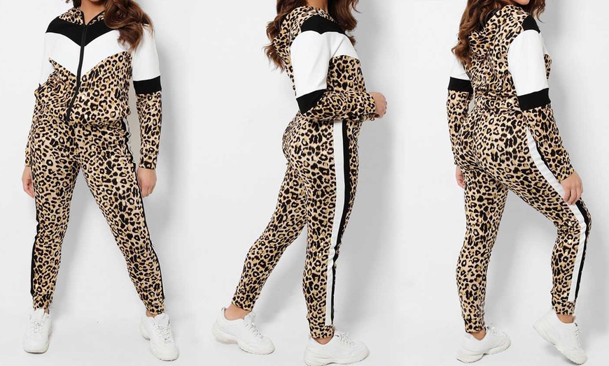 Image 2: Leopard Print Tracksuit