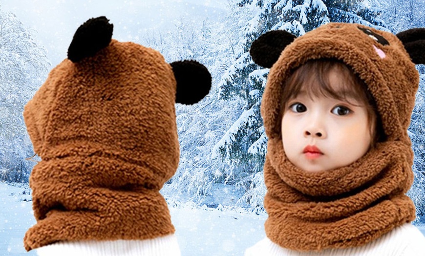 Image 4: One-Pack Children's Hat and Neck Warmer Set 