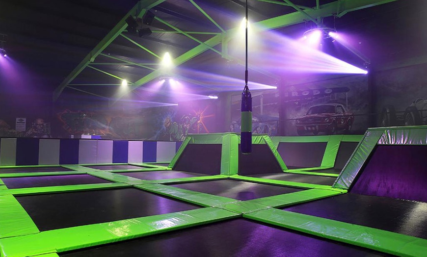 Image 2: Trampoline Park Entry